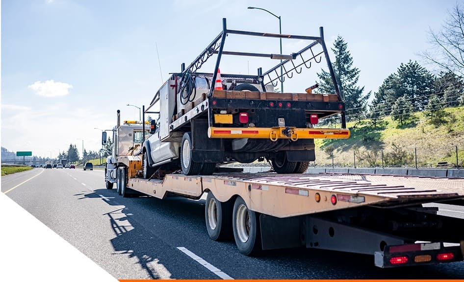 Loaded truck