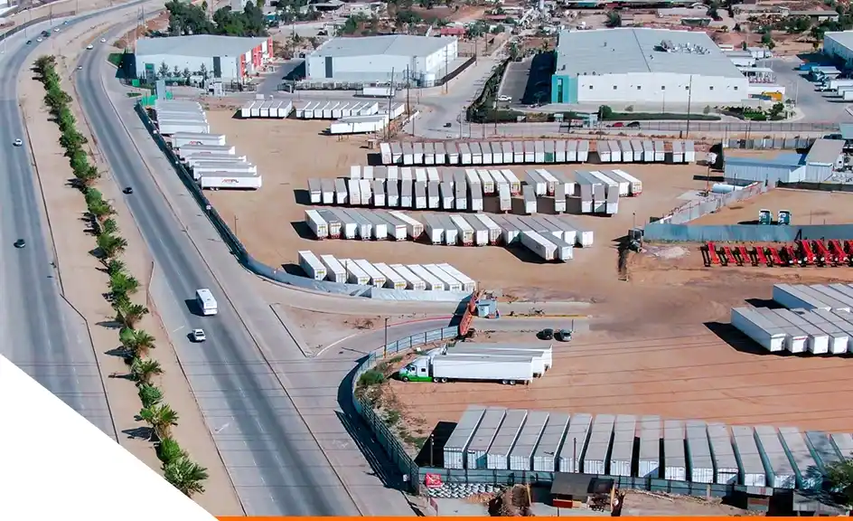 AMPL: Yard space rental aerial view